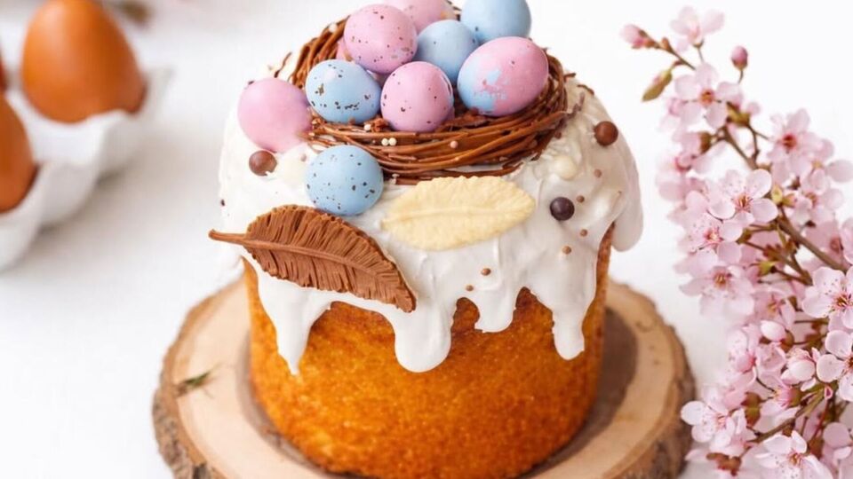 Выпекайте паски 40 минут при 170 °C