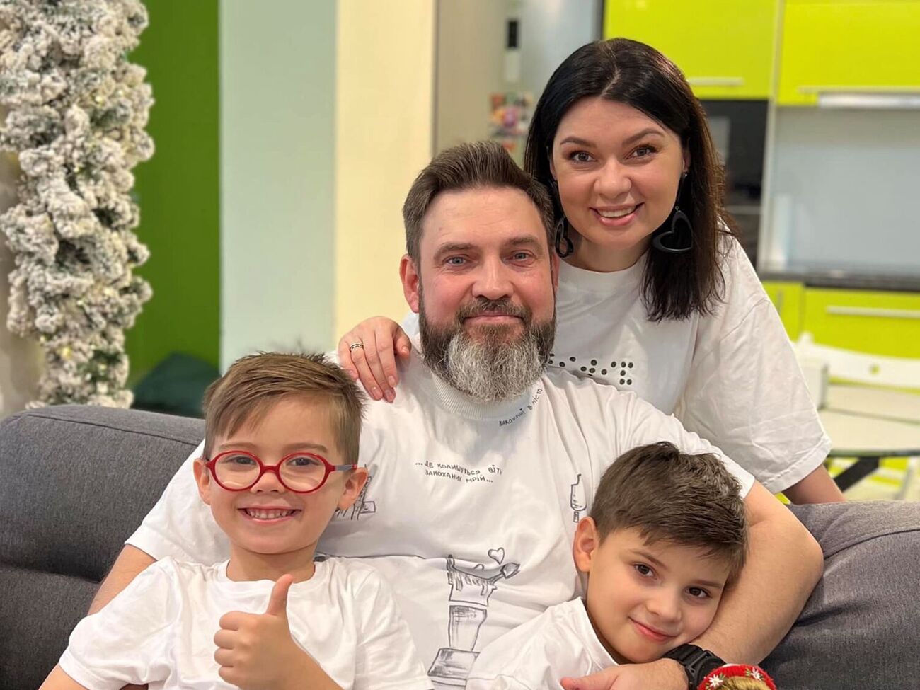 Герман вместе с женой воспитывает двух сыновей