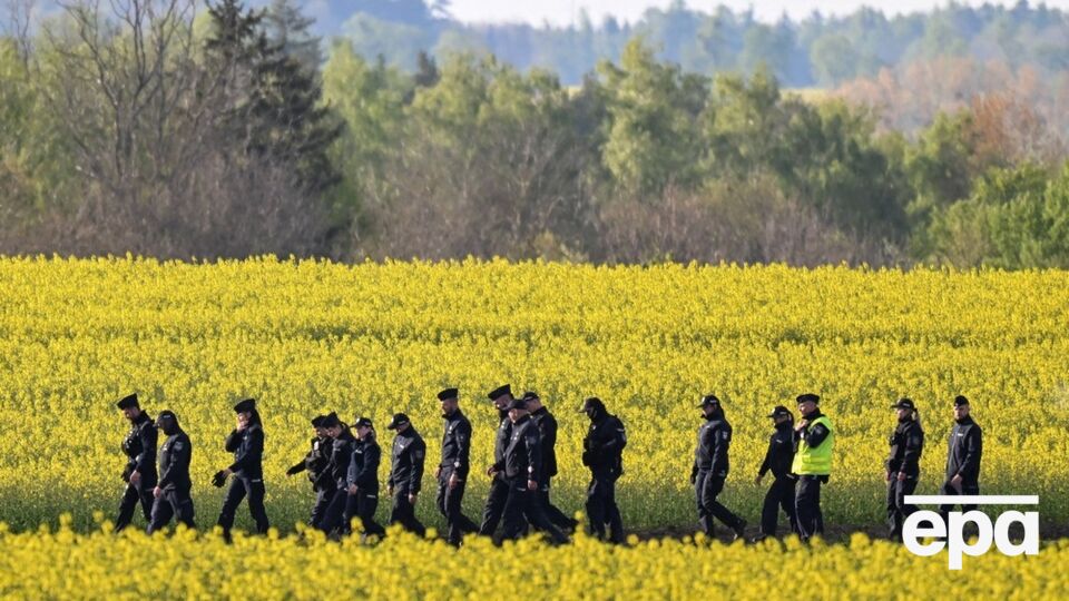 В Польше у границы с РФ обнаружили разведывательный дрон с надписями на кириллице