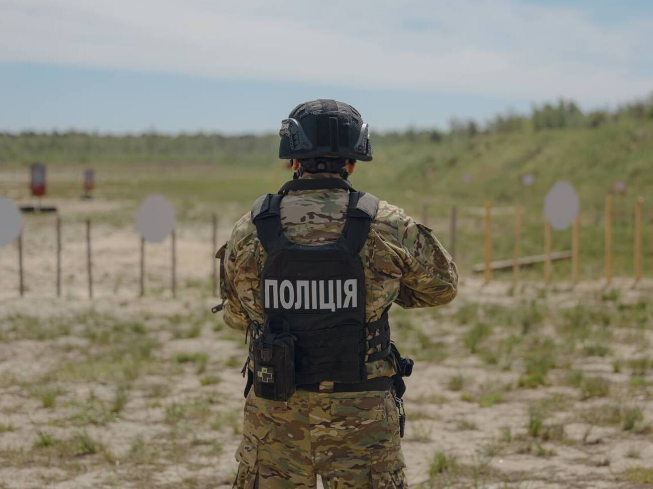 Перші 200 патрульних розпочали навчання на полігонах після інциденту під час стрілянини в Києві. Відео