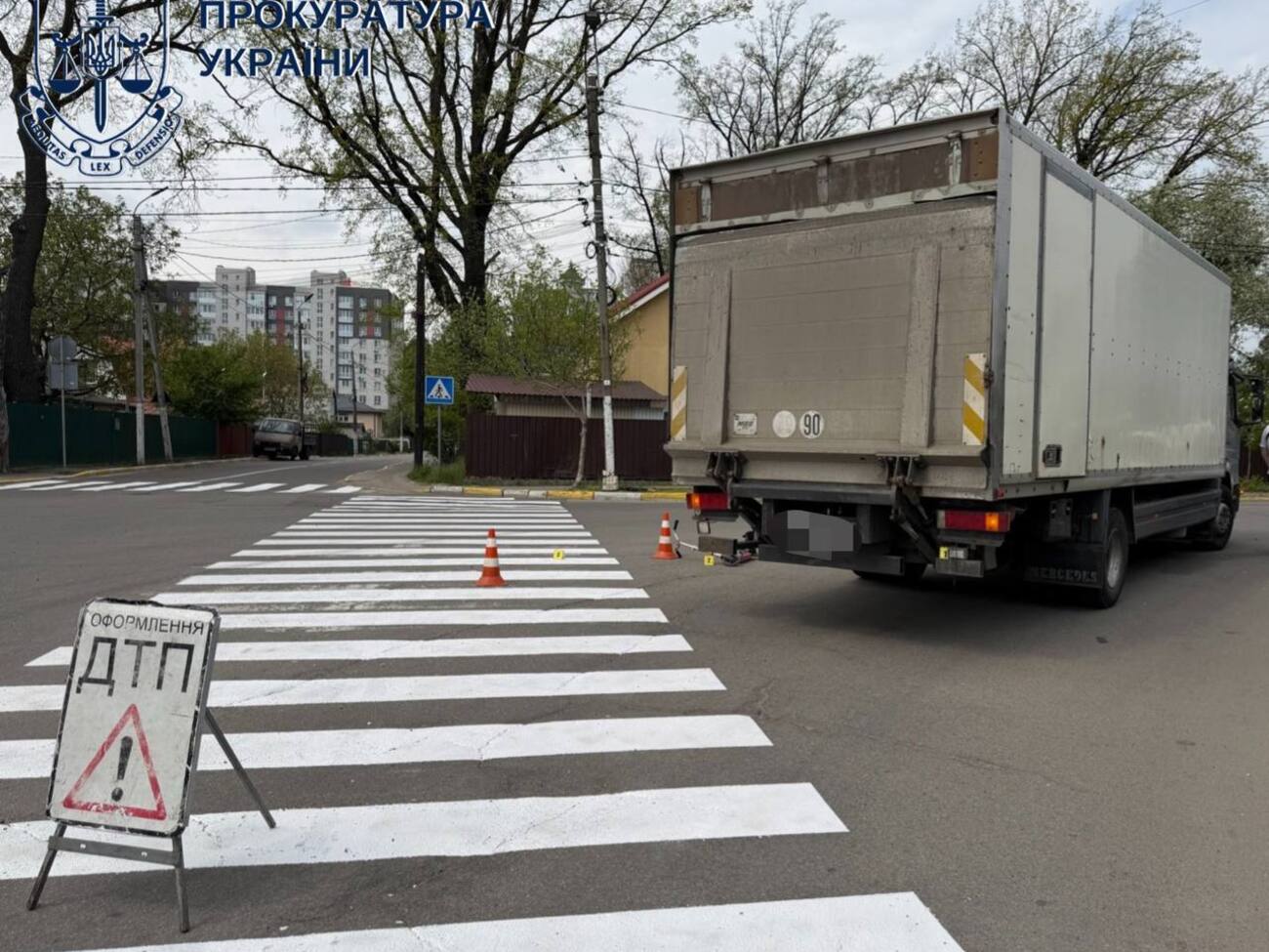 "Не був уважним ". Водію вантажівки, який збив восьмирічну дівчинку в Ірпені, оголосили підозру