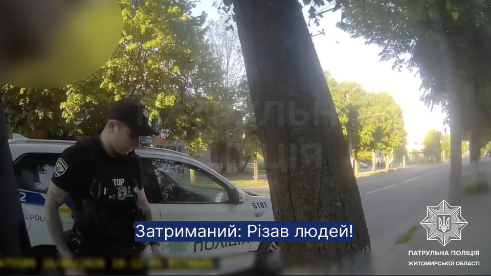 Різанина в Житомирі. Підозрюваний був у розшуку через СЗЧ. Відео