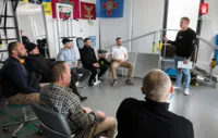 Захисник Маріуполя Сергій Яровий провів тренінг із посттравматичного зростання для військових на реабілітації