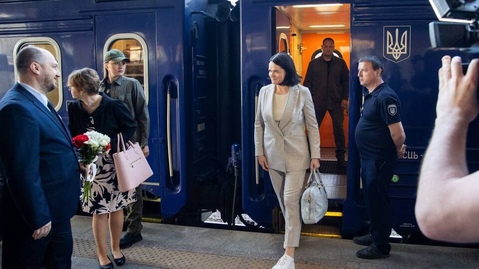 Лідерка опозиції Білорусі Тихановська вперше приїхала в Україну