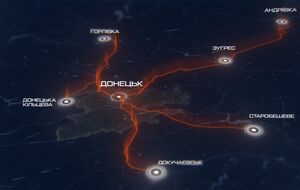 Пилоты БПЛА корпуса "Азов" показали уникальные кадры над Донецком