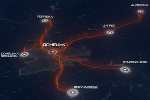 Пілоти БПЛА корпусу "Азов" показали унікальні кадри над Донецьком