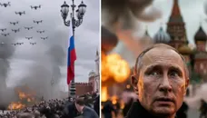 Парад зомбі й дрони на Красній площі. Як соцмережі відповіли на зривання Росією перемирʼя. Тільки меми