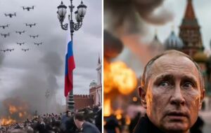 Парад зомби и дроны на Красной площади. Как соцсети отреагировали на срыв Россией перемирия. Только мемы