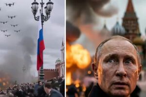 Парад зомби и дроны на Красной площади. Как соцсети отреагировали на срыв Россией перемирия. Только мемы