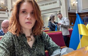 Безугла "засвітила" мереживо у стінах парламенту. Фото