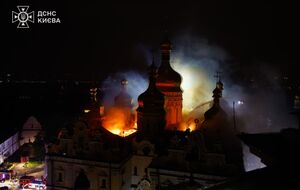 Россия нанесла массированный удар по Украине, горят здания в Киеве, Днепре и Харькове. Есть погибшие. Фото, видео