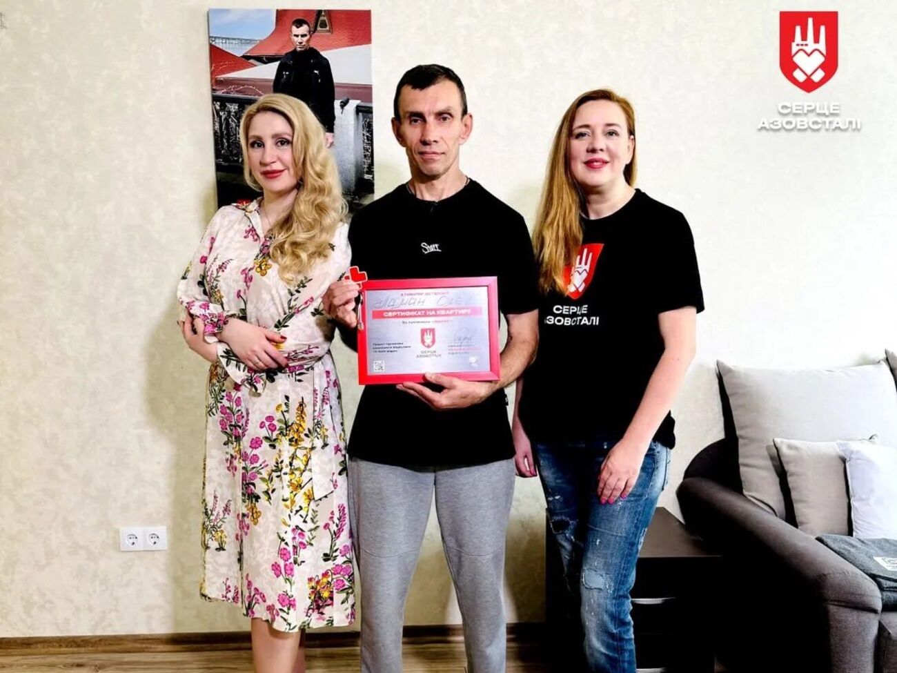 "Серце Азовсталі" забезпечило власним житлом оборонця Маріуполя Олега Ламана