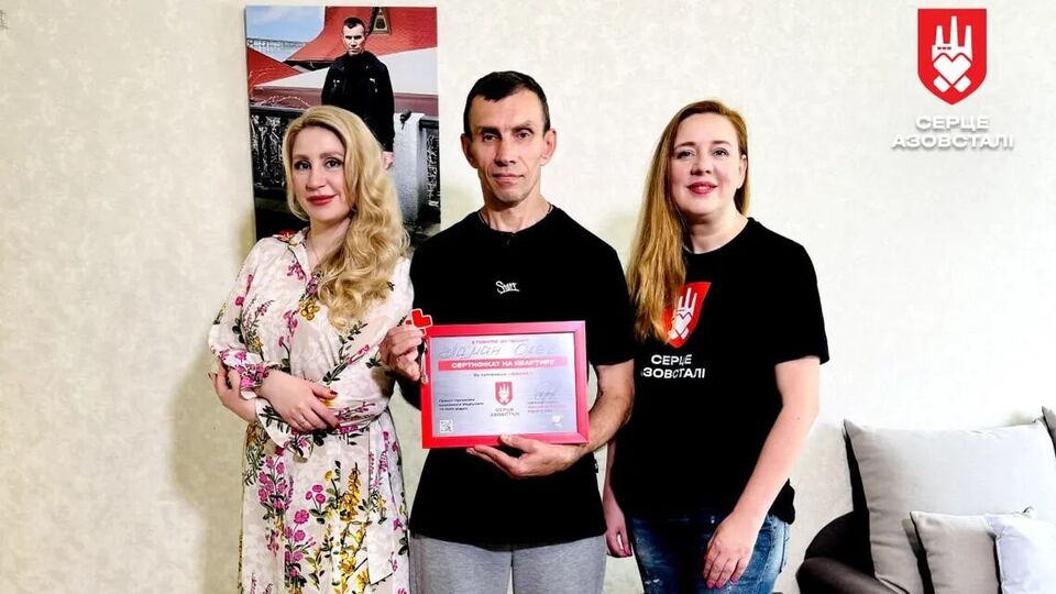 "Серце Азовсталі" забезпечило власним житлом оборонця Маріуполя Олега Ламана