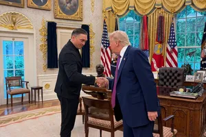 Усик розповів подробиці своєї зустрічі з Трампом в Овальному кабінеті. Фото