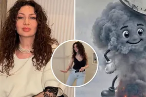 "Сгорели Путин и Собчак". Бацман запалила під пророчу пісню про згорілу Москву. Відео