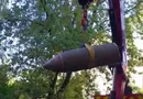 В Киеве боевая часть ракеты упала возле многоэтажного дома. Фото