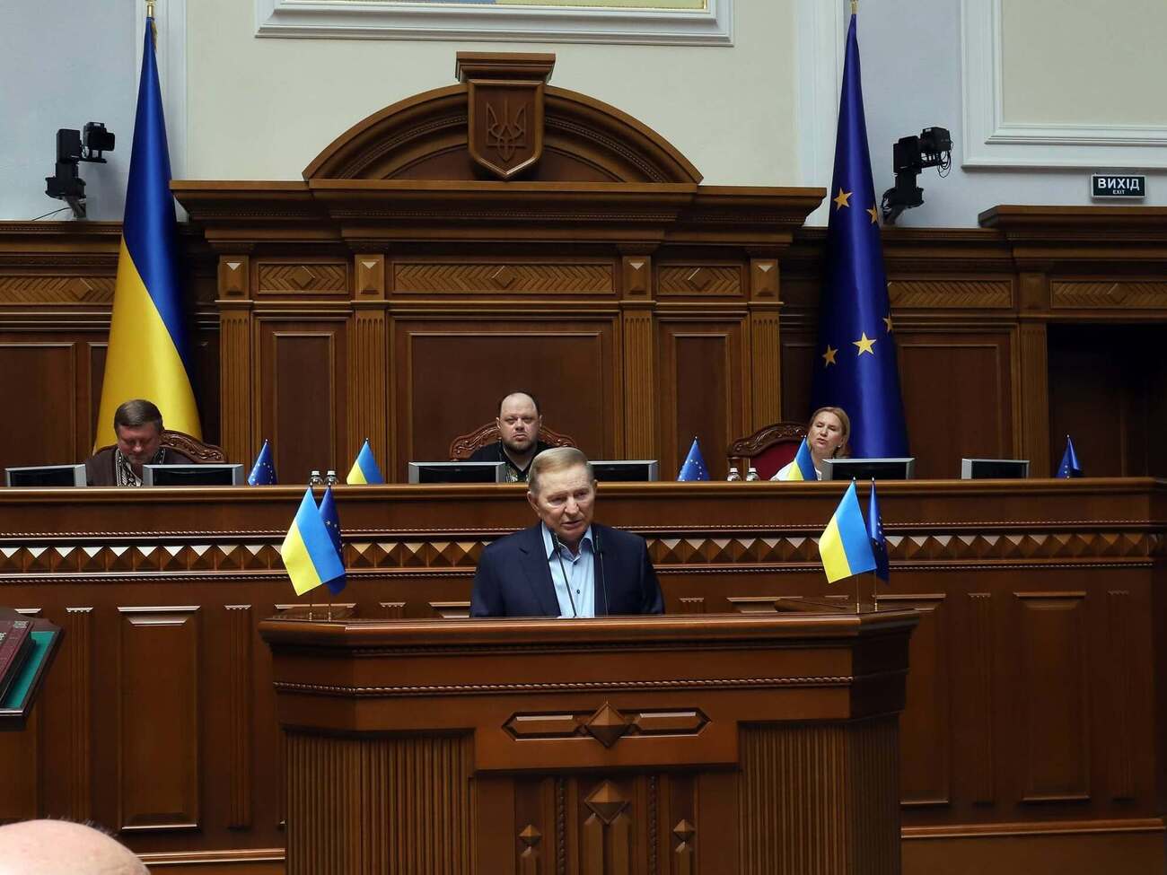 87-річний Кучма вперше за п’ять років виступив у Верховній Раді. Що сказав