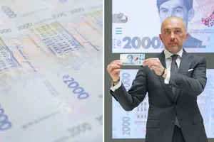 У новій банкноті, яку презентував Пишний, використано піратські шрифти – дизайнер