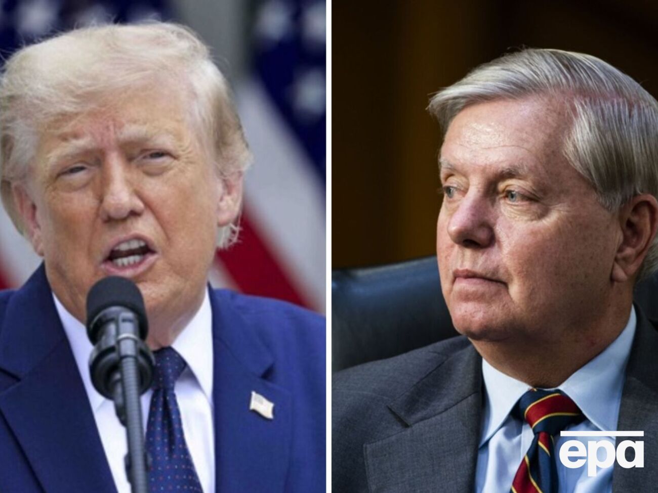 Трамп: Я хотів швидкого закінчення війни з Україною, а Грем – її продовження