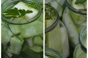 Соедините кабачки с огурцами в одной банке – зимой у вас будет вкусная консервация