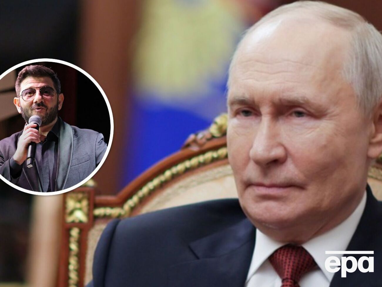 Галустян наябедничав Путіну, що "великі дядьки" не дозволили йому керувати бойовими дронами. Відео