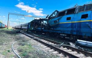 РФ ударила по пасажирському потягу в Запорізькій області