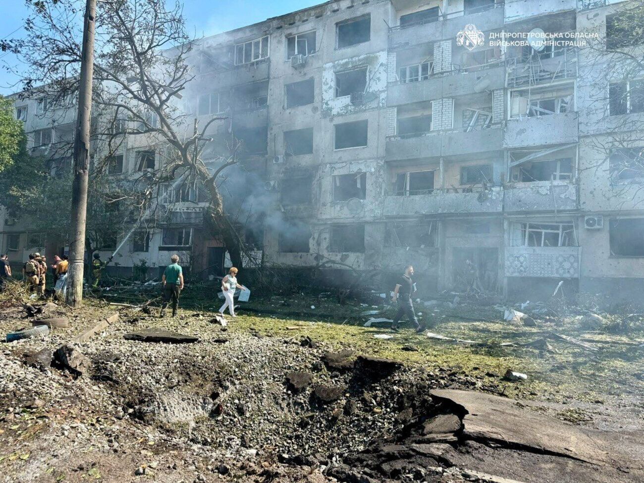 Армія РФ уперше вдарила КАБ по Павлограду, серед травмованих – однорічна дитина. Фото