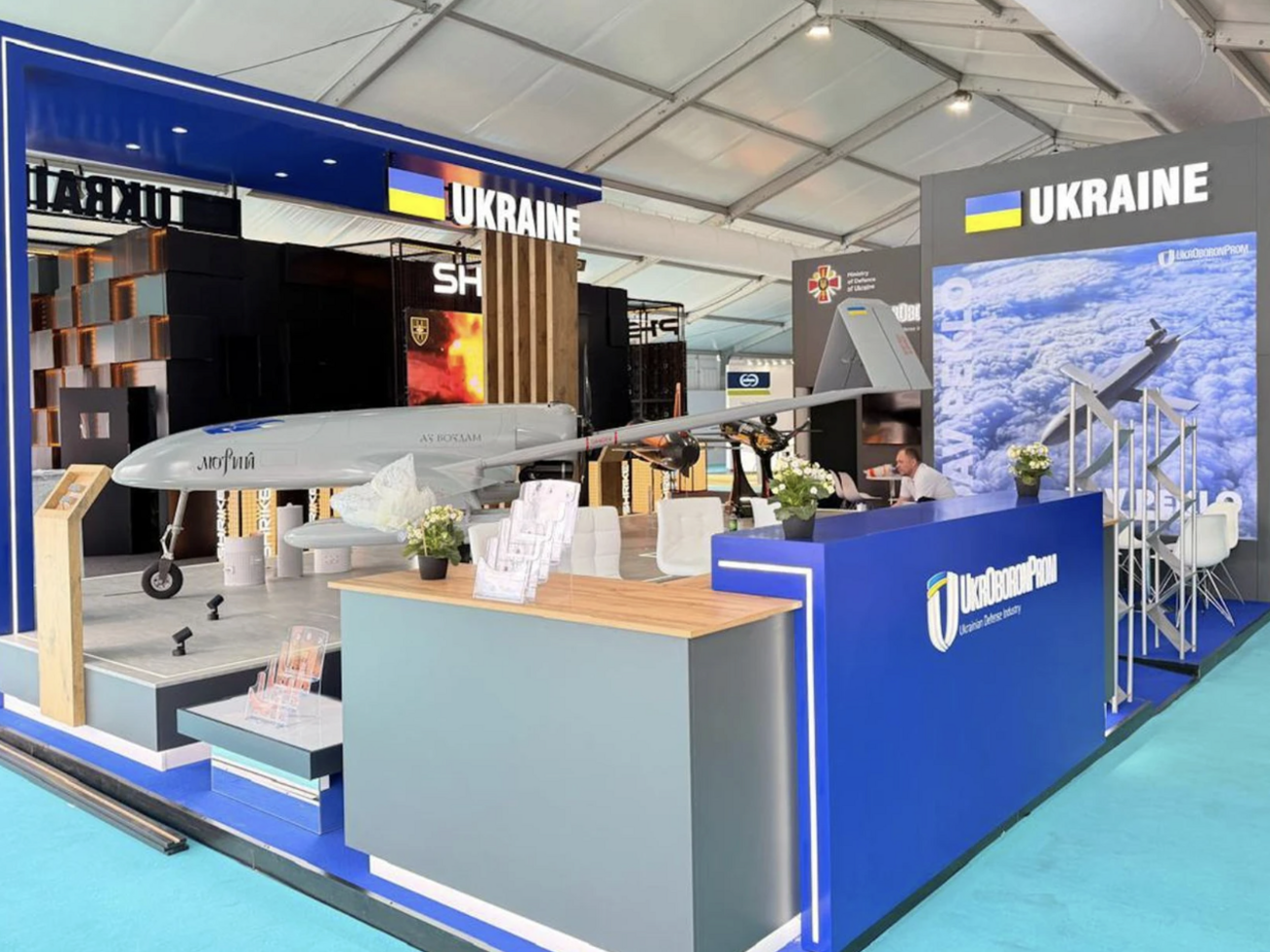 Український дрон "Лютий" стане носієм крилатих ракет. Його уперше показали на міжнародній виставці