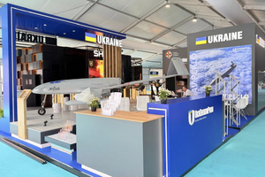 Украинский дрон "Лютий" станет носителем крылатых ракет. Его впервые продемонстрировали на международной выставке
