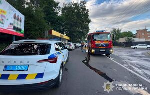 Стрельба и пожар в Ужгороде. Полиция начала спецоперацию. Фото