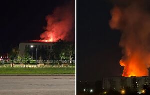 В Енгельсі загорілася військова частина біля аеродрому, у Ростові також пожежа. Фото, відео