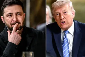 "Довольные, как вареников с вишнями поели". Зеленский и Трамп вместе позировали после встречи. Фото