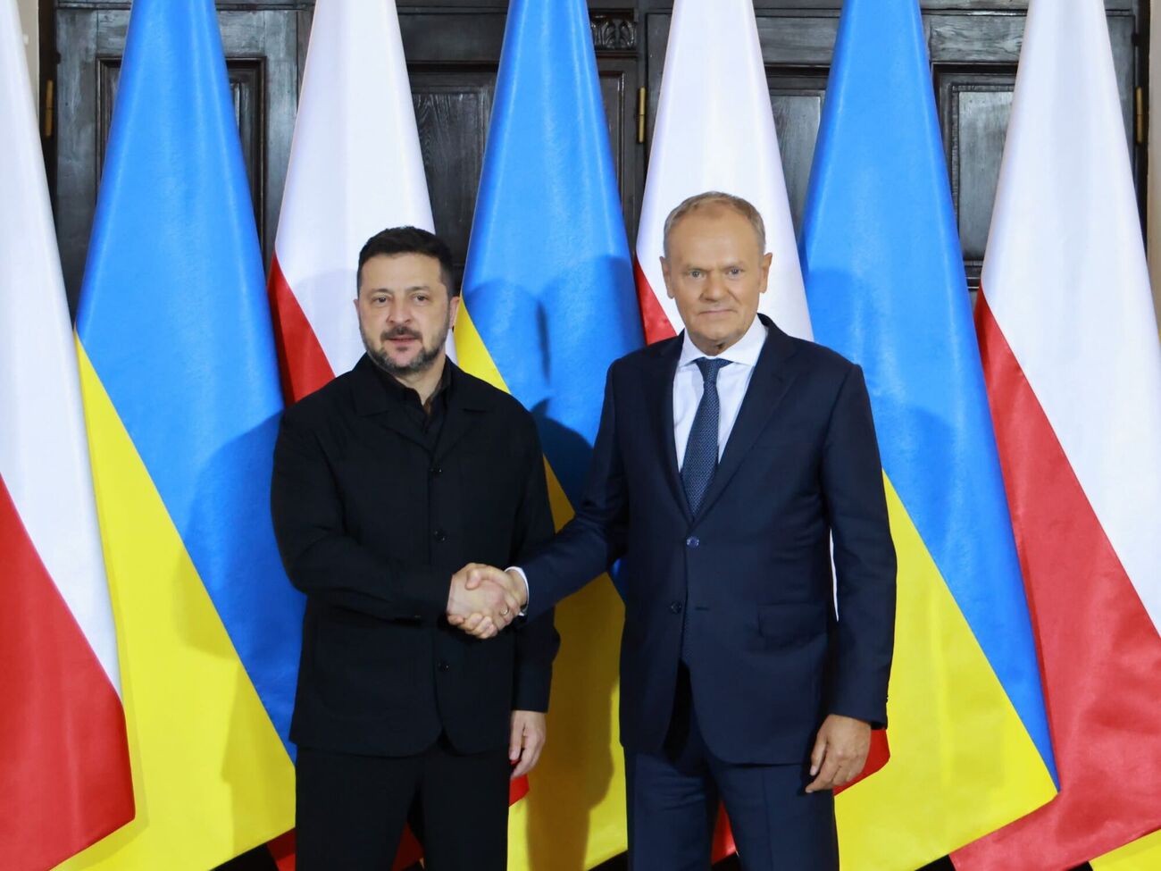 Зеленський на тлі конфліктів завітав до Польщі і зустрівся з Туском. Про що говорили