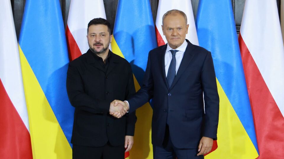 Зеленський на тлі конфліктів завітав до Польщі і зустрівся з Туском. Про що говорили