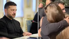 Дівчина приїхала зі США, щоб обійнятись із Зеленським. Як він відреагував на прохання. Відео