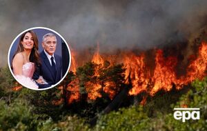 Клуні через пожежу, що вирує, покинув свій будинок у Франції. Перед евакуацією він написав прощального листа