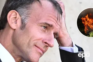 Макрон написал пост на украинском языке