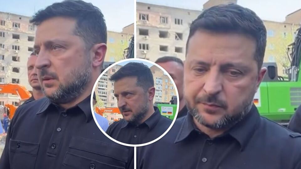 Украинка прямо в глаза сказала Зеленскому, что о нем думает. Реакция президента попала на видео