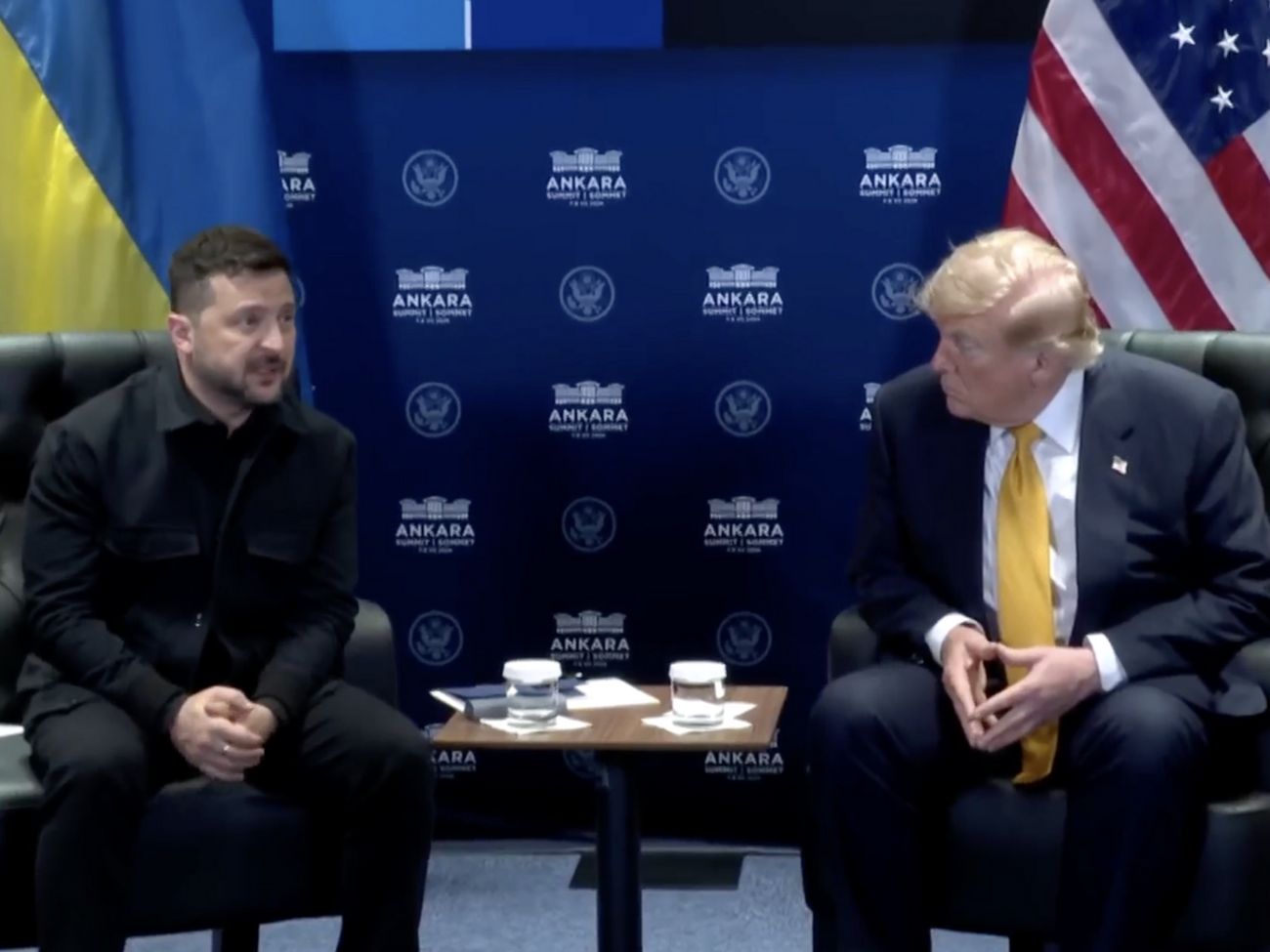 Зеленський і Трамп зустрілися в Анкарі й спілкуються із журналістами. Трансляція