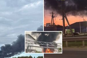 Після атак дронів у РФ загорілося дві нафтобази. У Ставропольському краї оголосили евакуацію
