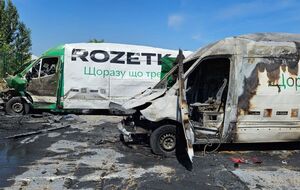 Россия ударила по складу Rozetka под Киевом, погиб работник. Фото