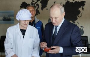 На лбу у Путина появился трезубец. В сети предположили, что это дело рук украинских спецслужб. Видео