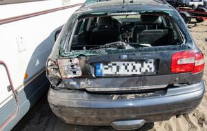 Пошкодив 10 автомобілів і в’їхав у намет. У Польщі затримали українця із понад 1,8 проміле в крові