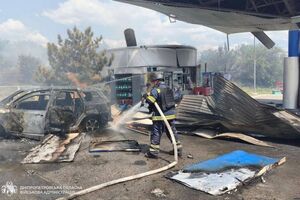 Російський дрон влучив в АЗС у Криворізькому районі. Серед загиблих – восьмирічна дитина