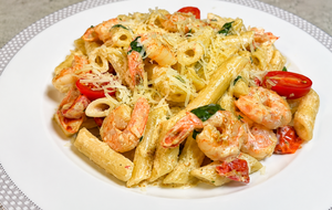 Самая вкусная паста с креветками за 20 минут. Секрет идеального соуса, как в ресторане