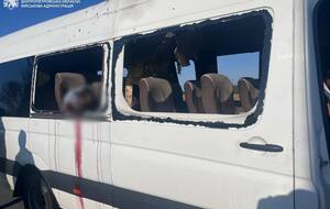 Российский дрон убил пассажиров автобуса в Днепропетровской области. Фото