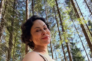 Ексдружина Кличка показала свою 97-річну бабусю, яка живе в Карпатах