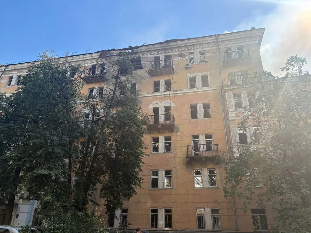 Shahed ударили по одному з університетів Києва під час занять. Фото