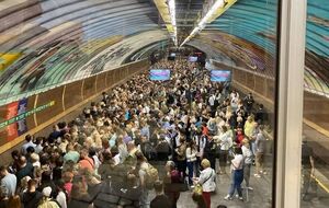 В Киеве – транспортный коллапс из-за воздушных тревог. Фото