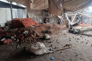 "Бандероль" влучила у ферму, де працівники перебирали овочі. Багато жертв. Фото